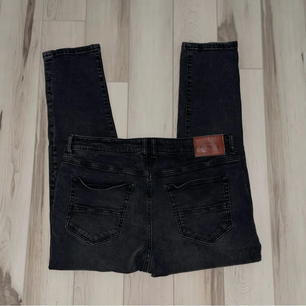 Ben Sherman Skinny Stretch Fit Black Denim Jeans